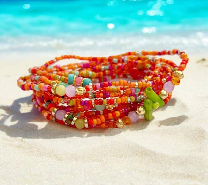 Schönes Wickelarmband Bright Beach -