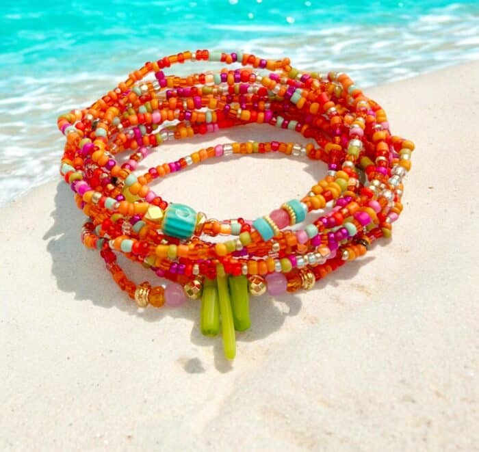 Schönes Wickelarmband Bright Beach -